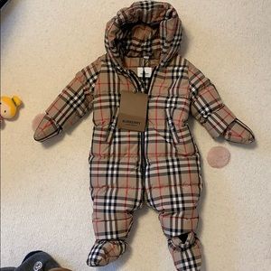 Brand New with Tags Burberry snow suit 6months